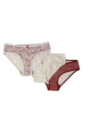 Pack of 3 Cotton Bikini Panties
