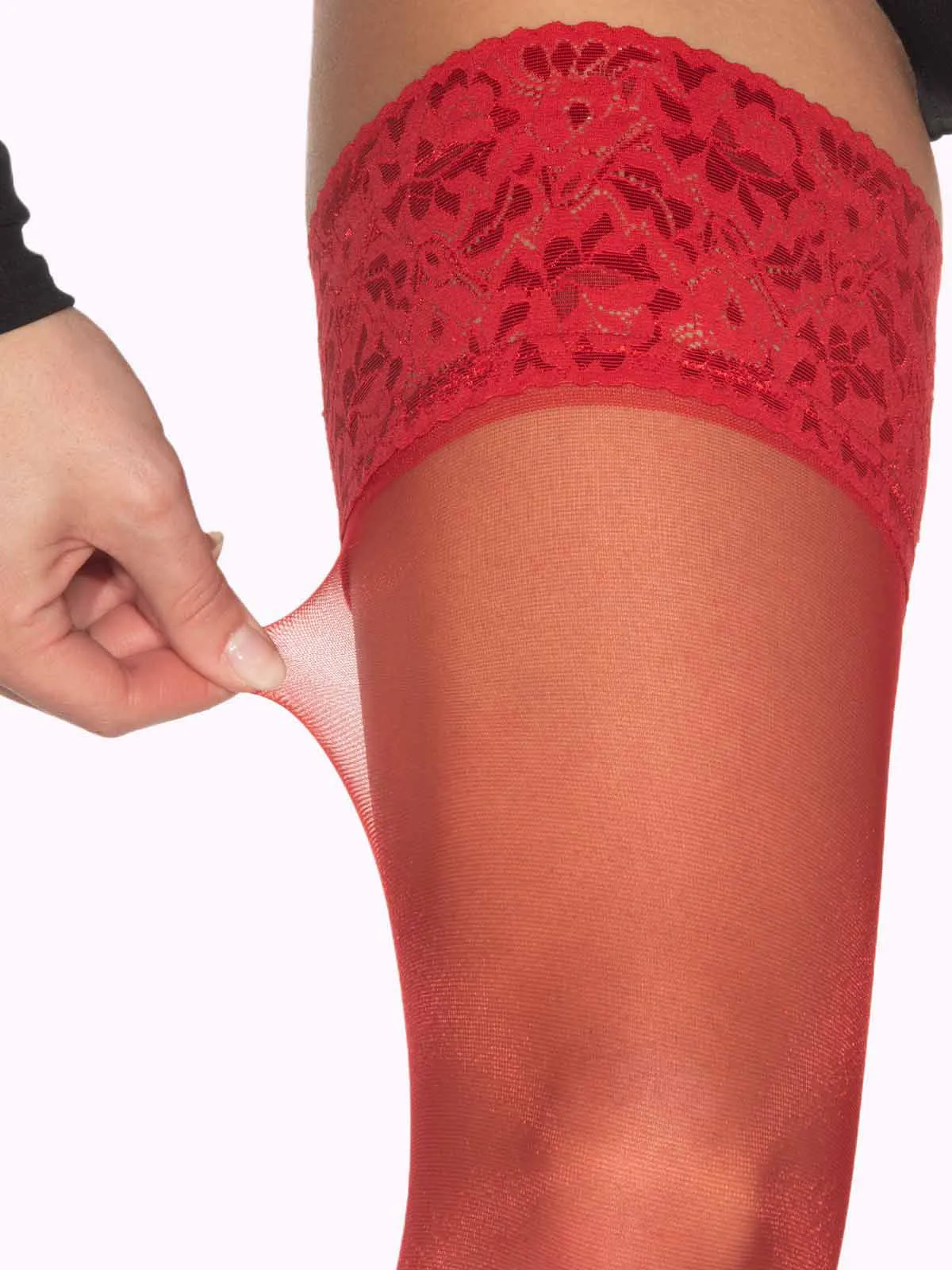 SCARLATTA Back Seam Thigh Highs
