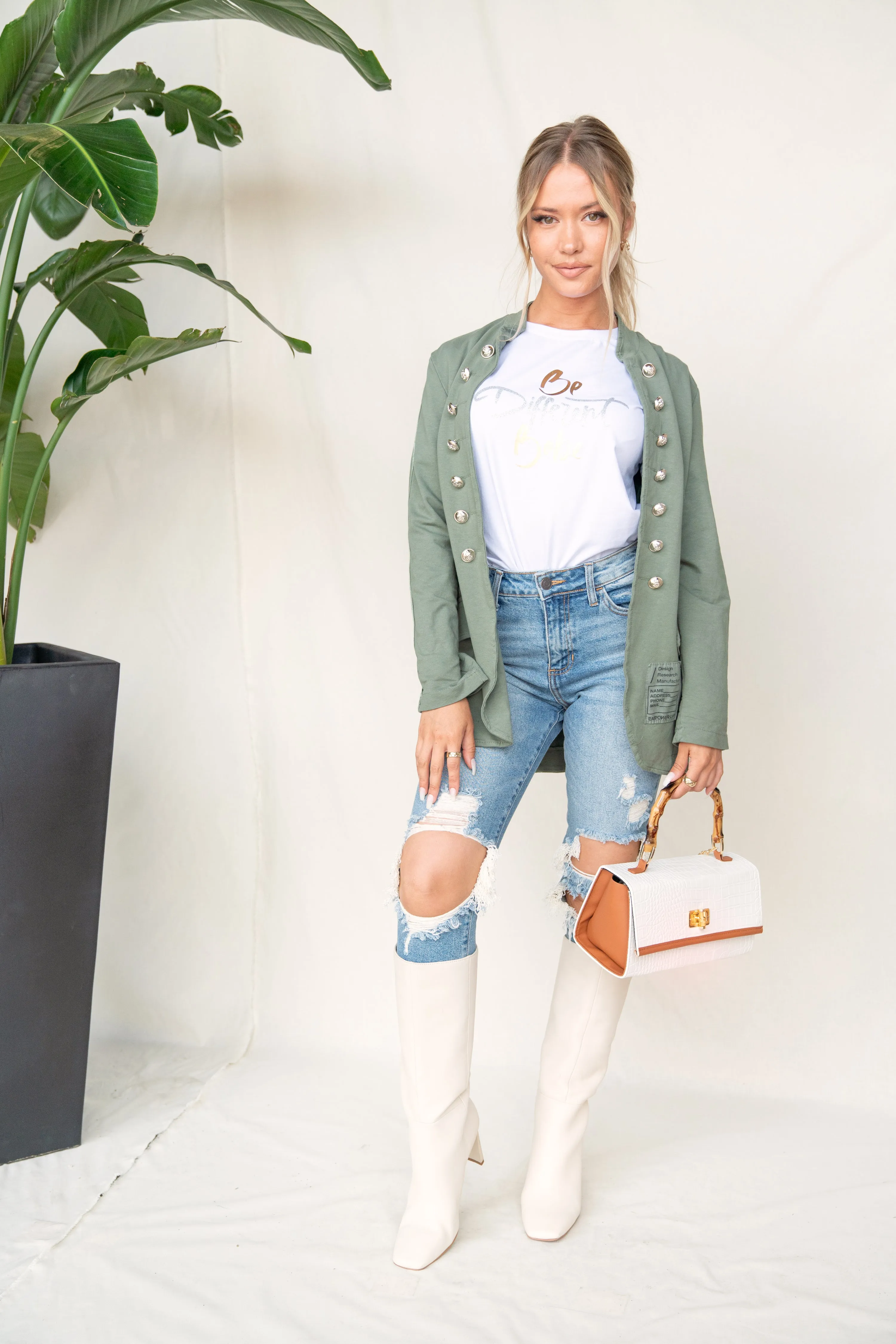 Silver Buttons Band Jacket