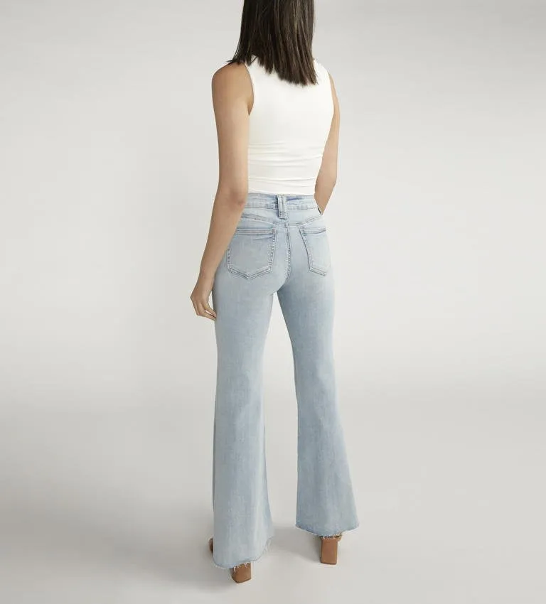 Silver Jeans Ladies Suki Mid Rise Indigo Flare Jeans