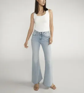 Silver Jeans Ladies Suki Mid Rise Indigo Flare Jeans