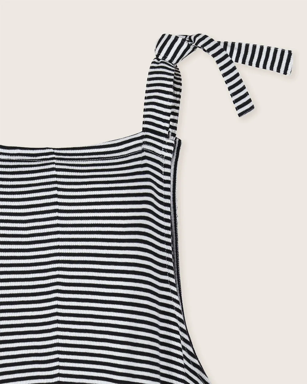 Stripe Shortie Dungarees