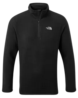 The North Face Men's 100 Glacier 1/4 Zip Fleece - Tnf Black