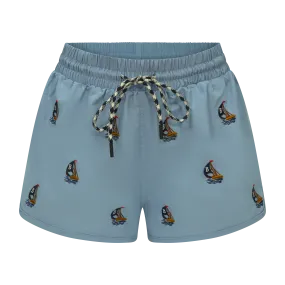 THE WOMEN'S CLASSIC SWIM SHORTS-SKY