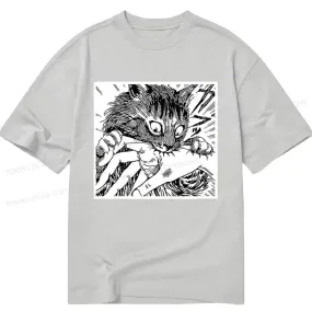 Tokyo-Tiger Creepy Cat Anime Horror Anteater Classic T-Shirt