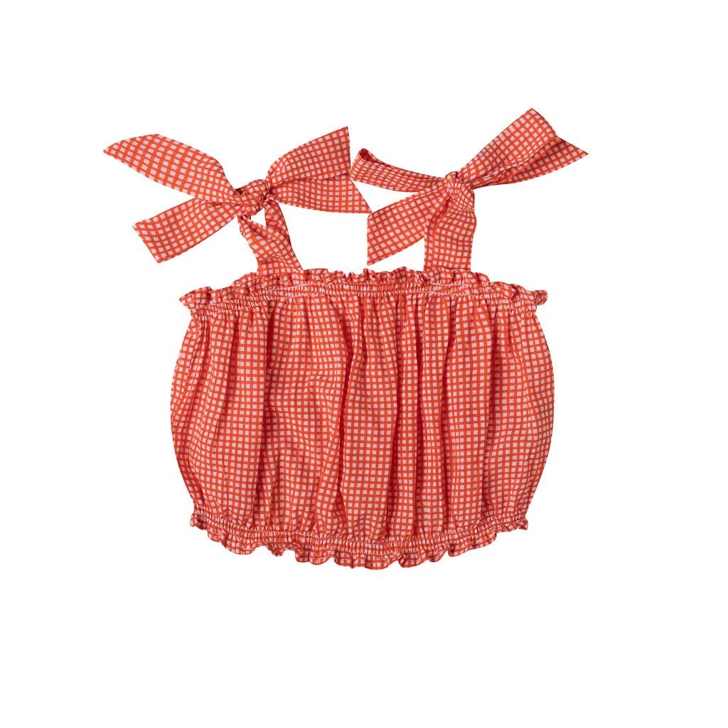 Valeria Top Mini Check