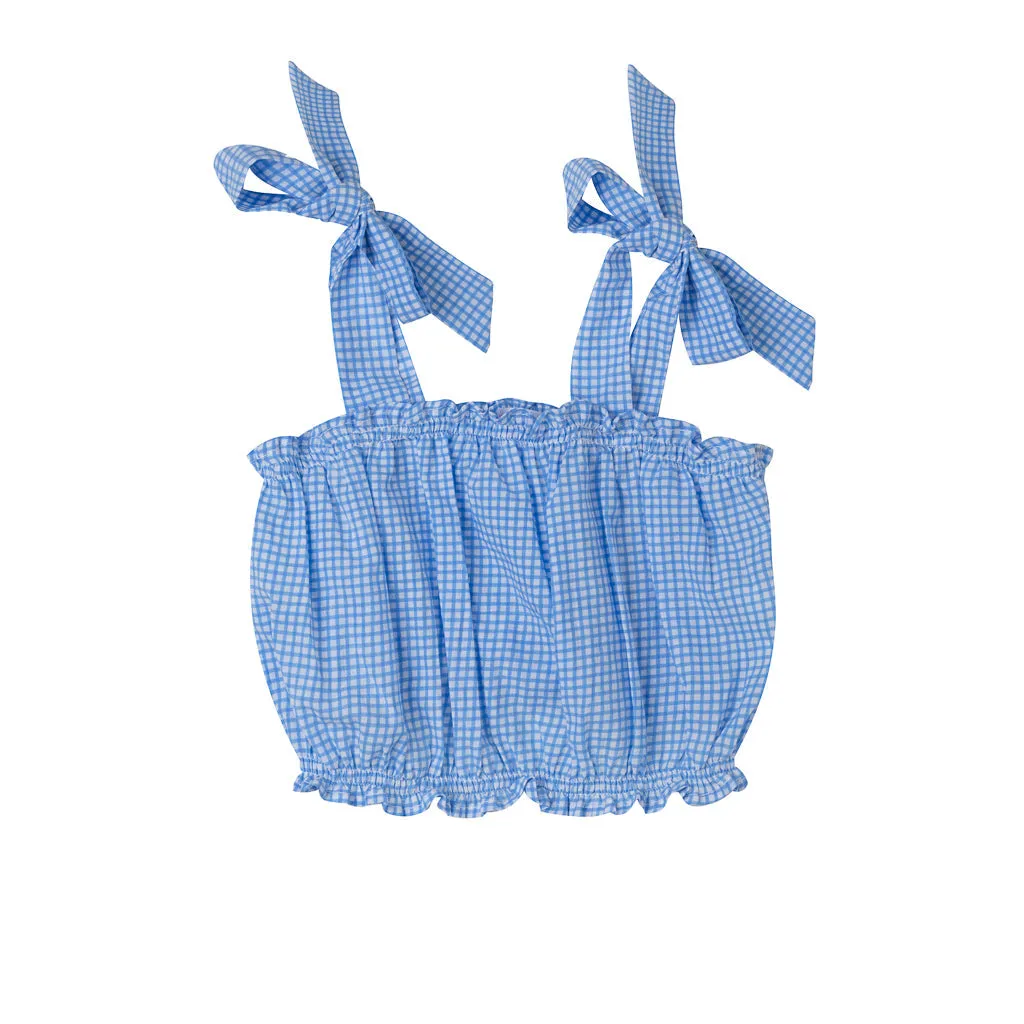 Valeria Top Mini Check