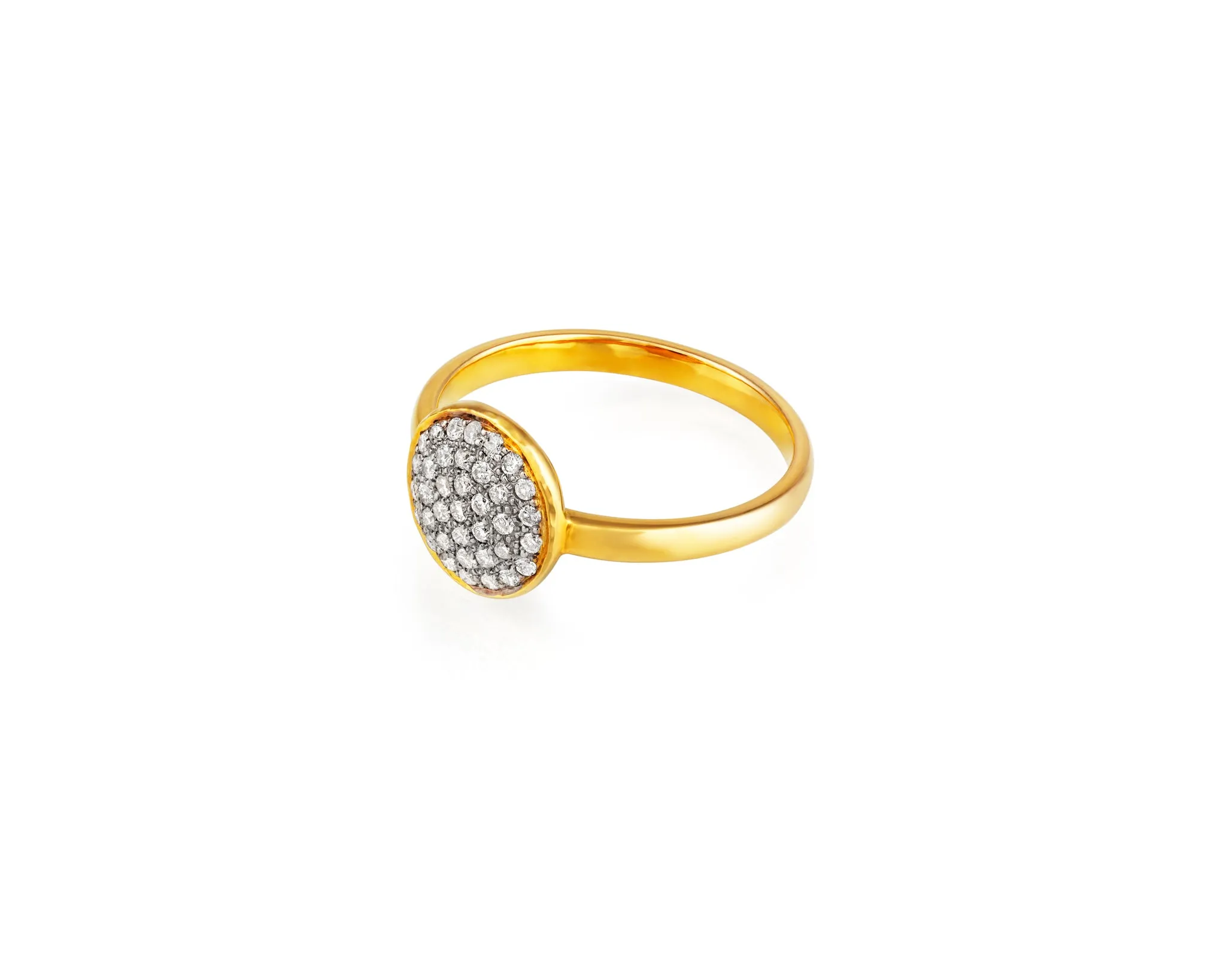VP Round Diamond Ring | Gold