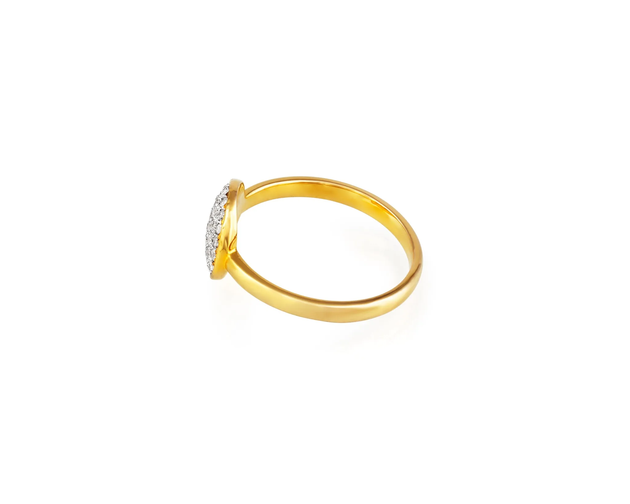 VP Round Diamond Ring | Gold
