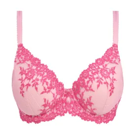 Wacoal Embrace Lace Plunge Bra - Ballet Slipper / Chateau Rose