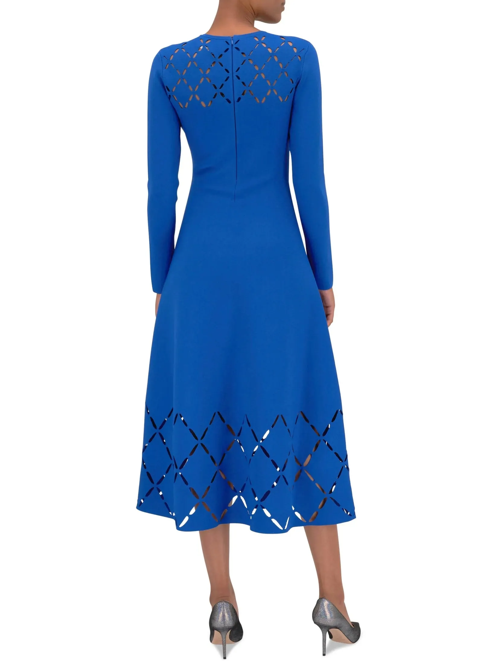 Women’s Cobalt Cut-Out Midi Dress